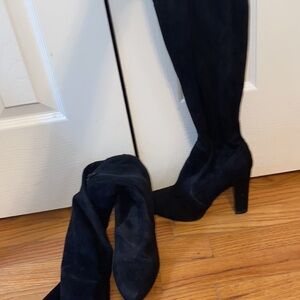 Over the Knee Black Boots size 8.5